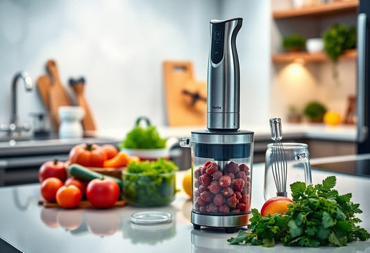Revamp Your Kitchen: In-Depth Review of the 1100W 5-in-1 Hand Blender with Chopper, Whisk & Frother at a Smart Price