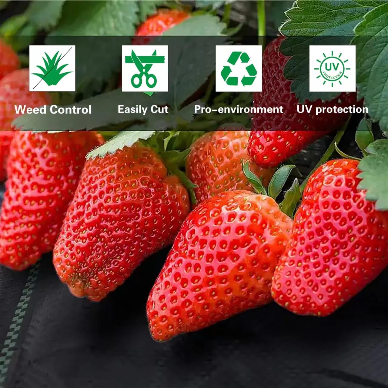 3ft x 250ft Heavy Duty Weed Barrier Fabric – 3.2 OZ Premium Garden Weed Blocker