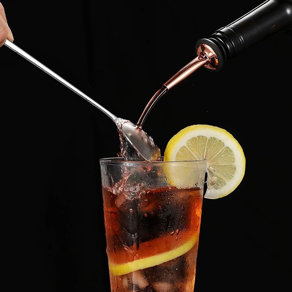 Set of 6 Long Handle 9-Inch Iced Teaspoons – Premium 18/10 Stainless Steel Coffee & Cocktail Stirrers for Milk, Tea & Cold Drinks