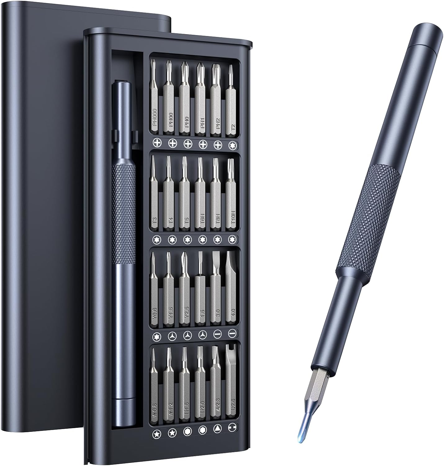 25-in-1 Small Precision Screwdriver Set – Magnetic Mini Repair Tool Kit for Phones, Laptops, Watches, & Electronics