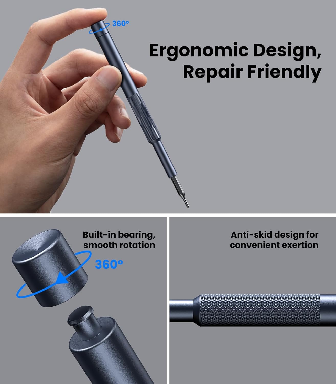 25-in-1 Small Precision Screwdriver Set – Magnetic Mini Repair Tool Kit for Phones, Laptops, Watches, & Electronics