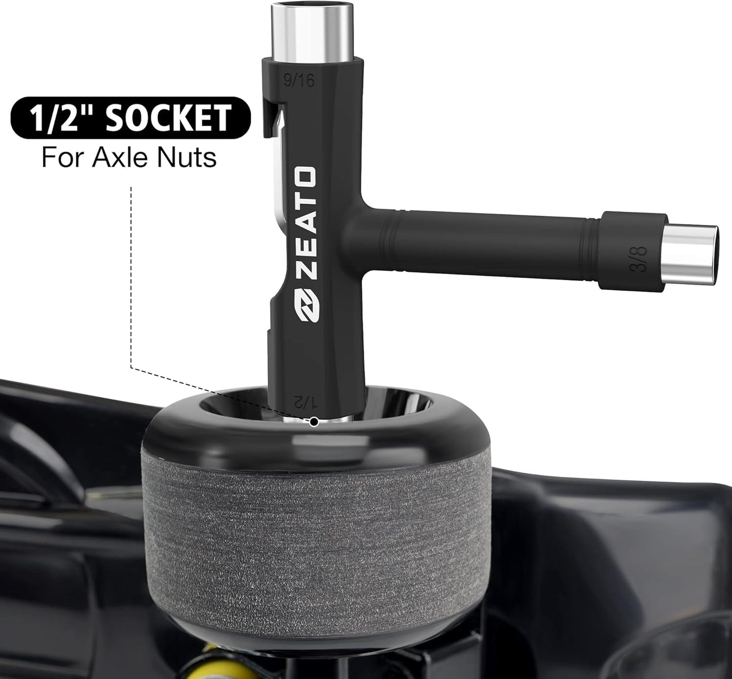 All-in-One Skate Tool – Multi-Function Portable T-Tool with Wrench & Screwdriver