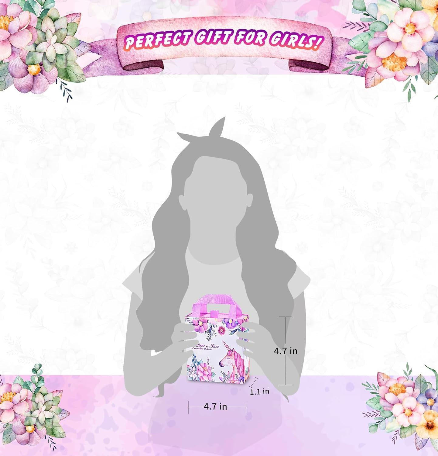 Unicorn Charm Bracelet Making Kit - Creative Jewelry Craft Set for Girls Ages 8-12, Perfect Gift for Self-Expression