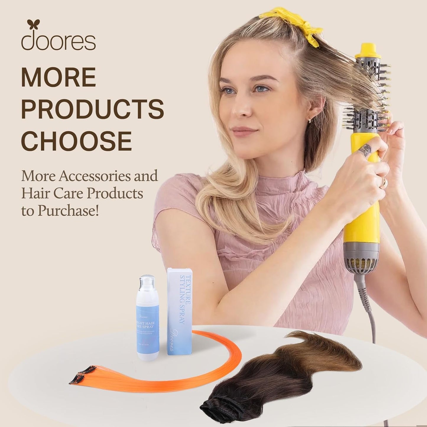 Clip-In Human Hair Extensions, 14 Inch, Chocolate Dip, 7pcs 120g, Natural Straight