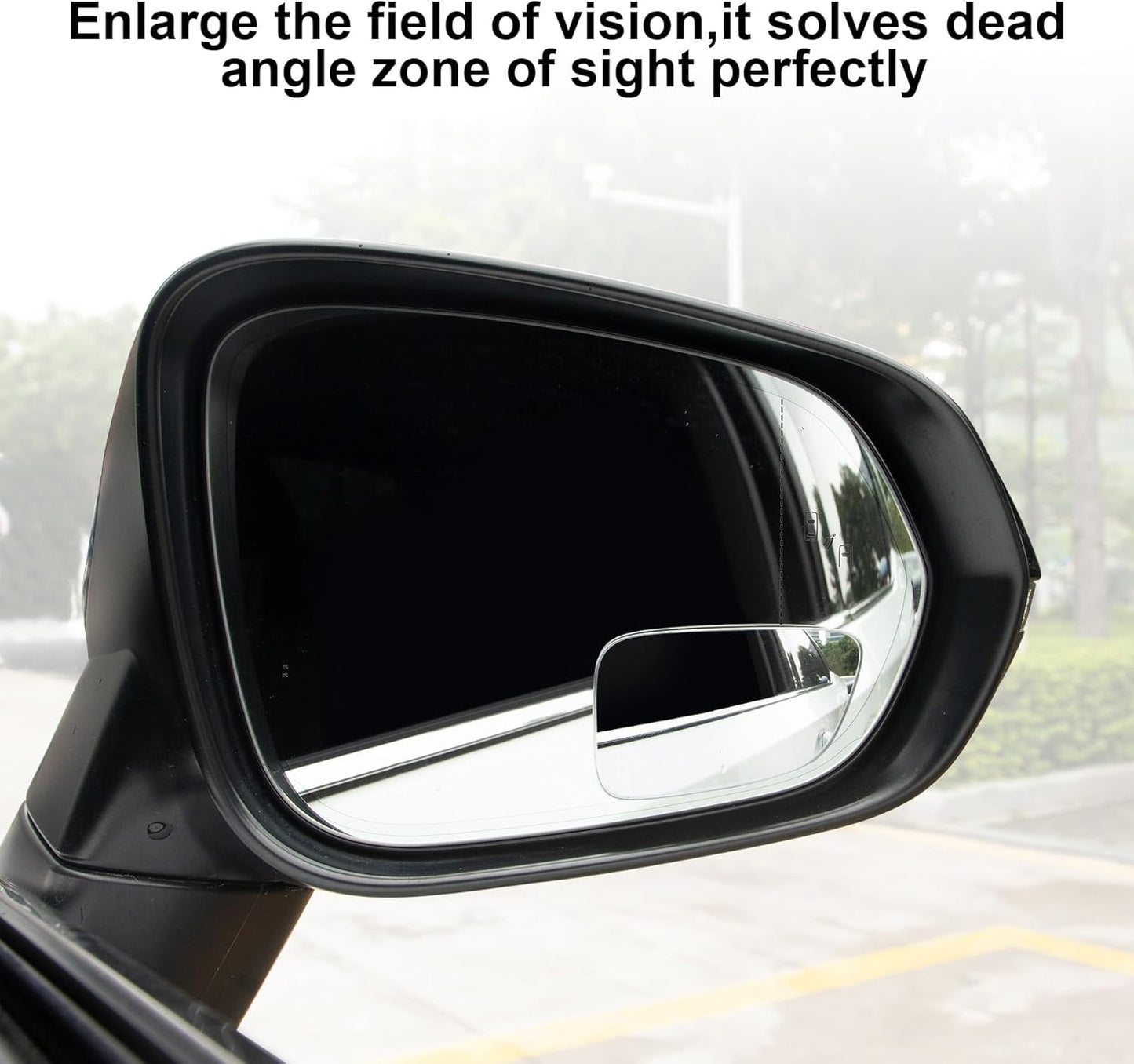 HD Blind Spot Car Mirrors - Frameless Convex Wide Angle Rear View for Cars, SUVs, Trucks & RVs