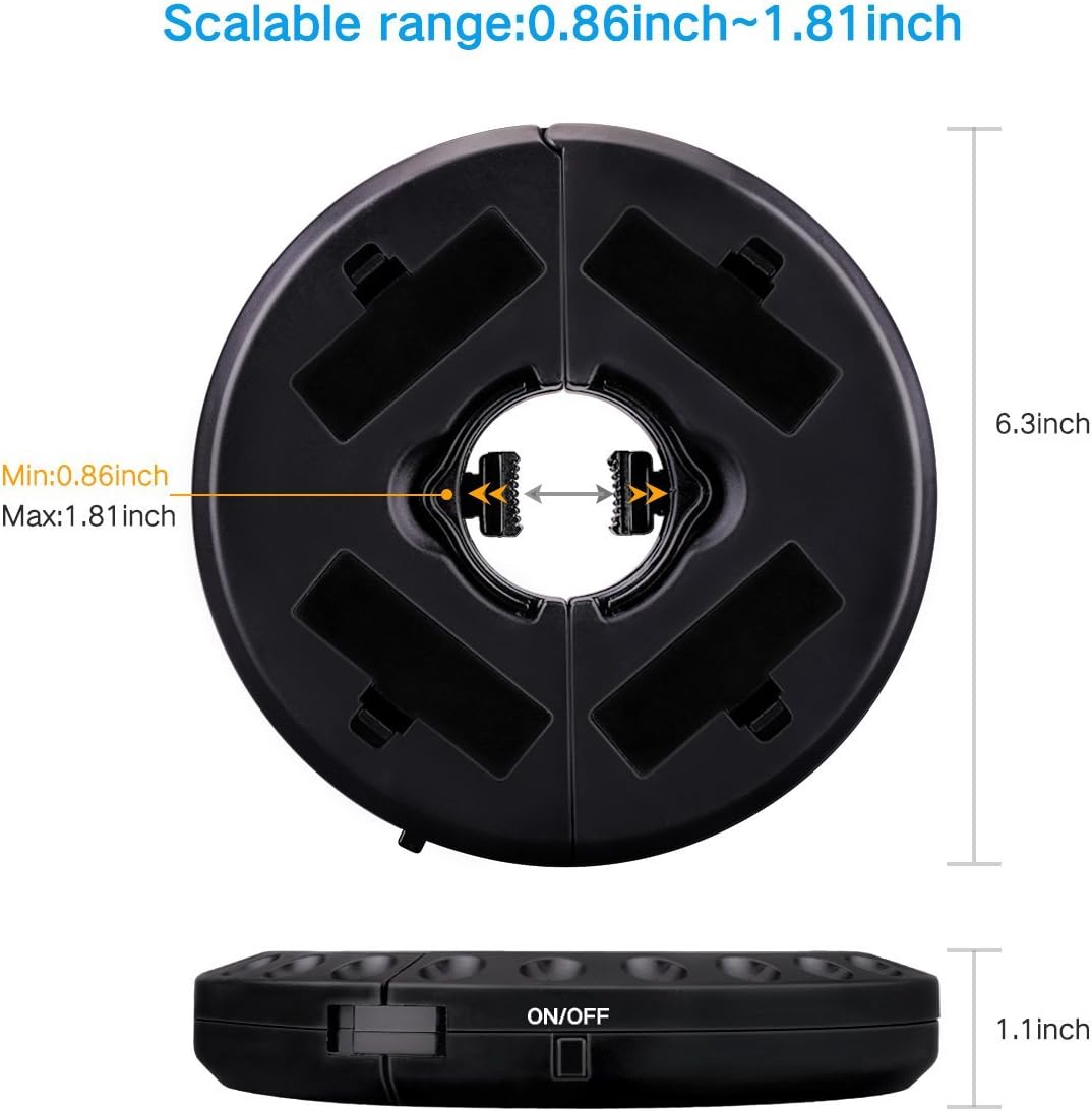 Cordless Umbrella Pole Light, 28 LED, 3 Brightness Modes, Battery Operated