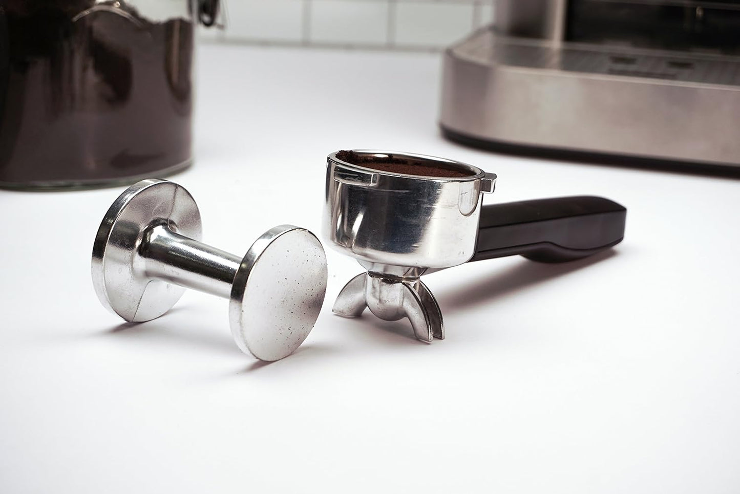 Dual Sided Aluminum Alloy Espresso Tamper - For Home and Commercial Use