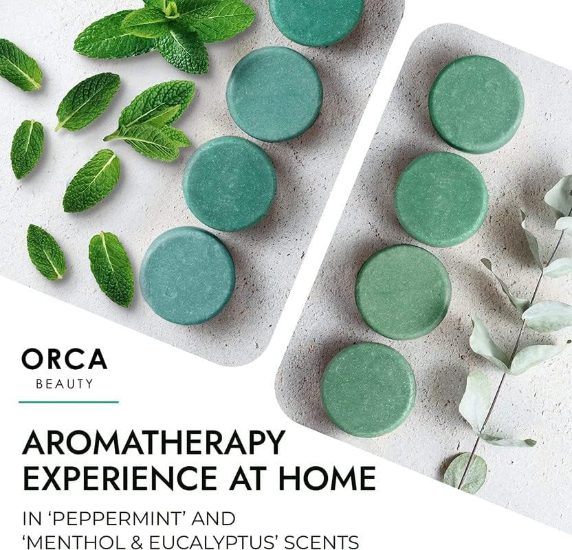 Shower Steamers Gift Set – 8pc Peppermint & Eucalyptus Aromatherapy Bombs for Relaxation & Spa