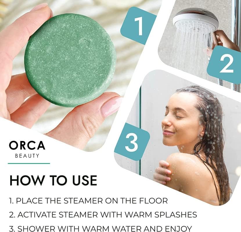 Shower Steamers Gift Set – 8pc Peppermint & Eucalyptus Aromatherapy Bombs for Relaxation & Spa