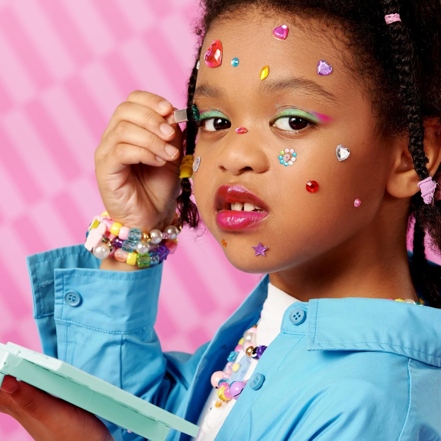 Kids Real Washable Makeup Kit – Cosmetic Toy Beauty Set for Girls, Birthday Gift