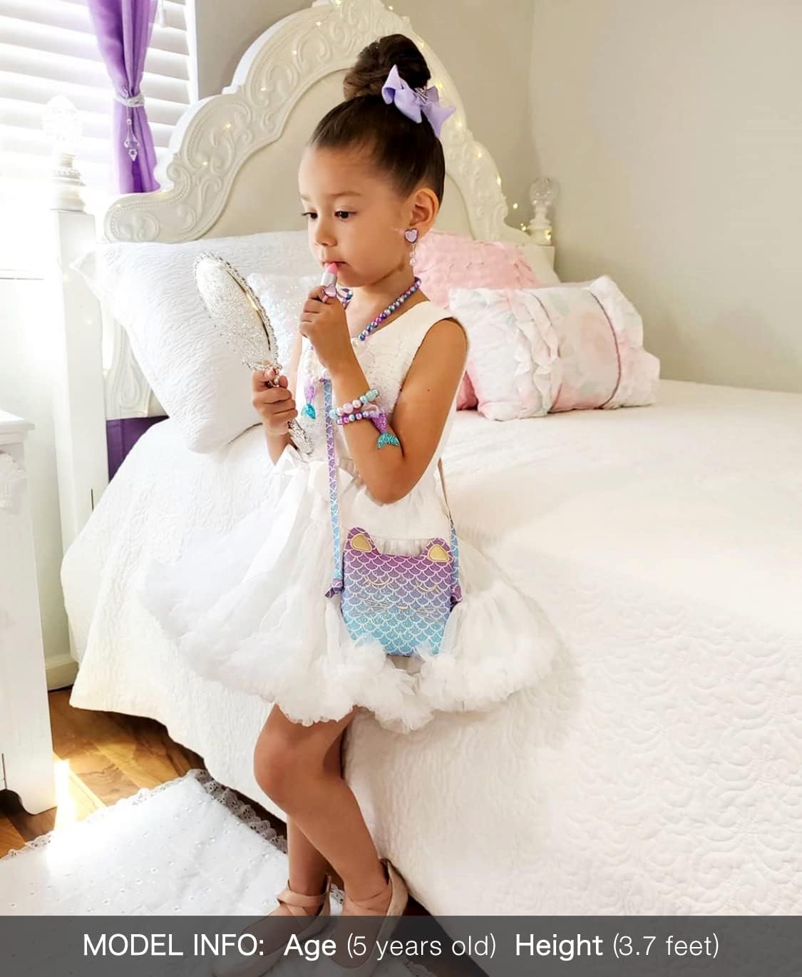 Little Girls' Purse – Dress-Up & Pretend Play Mermaid Gift