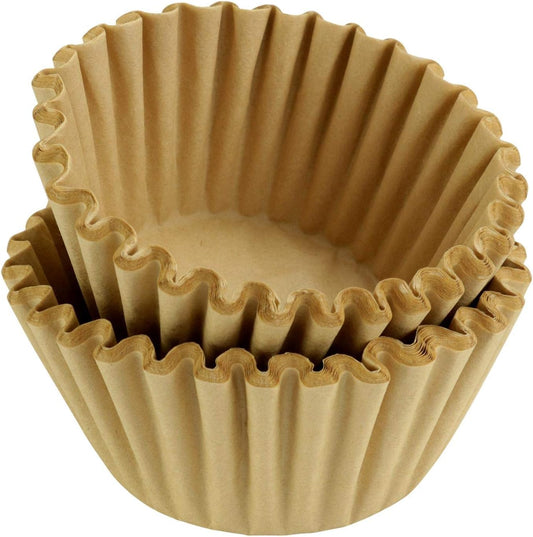 500 Natural Unbleached Coffee Filters – 8-12 Cup Basket