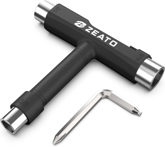 All-in-One Skate Tool – Multi-Function Portable T-Tool with Wrench & Screwdriver