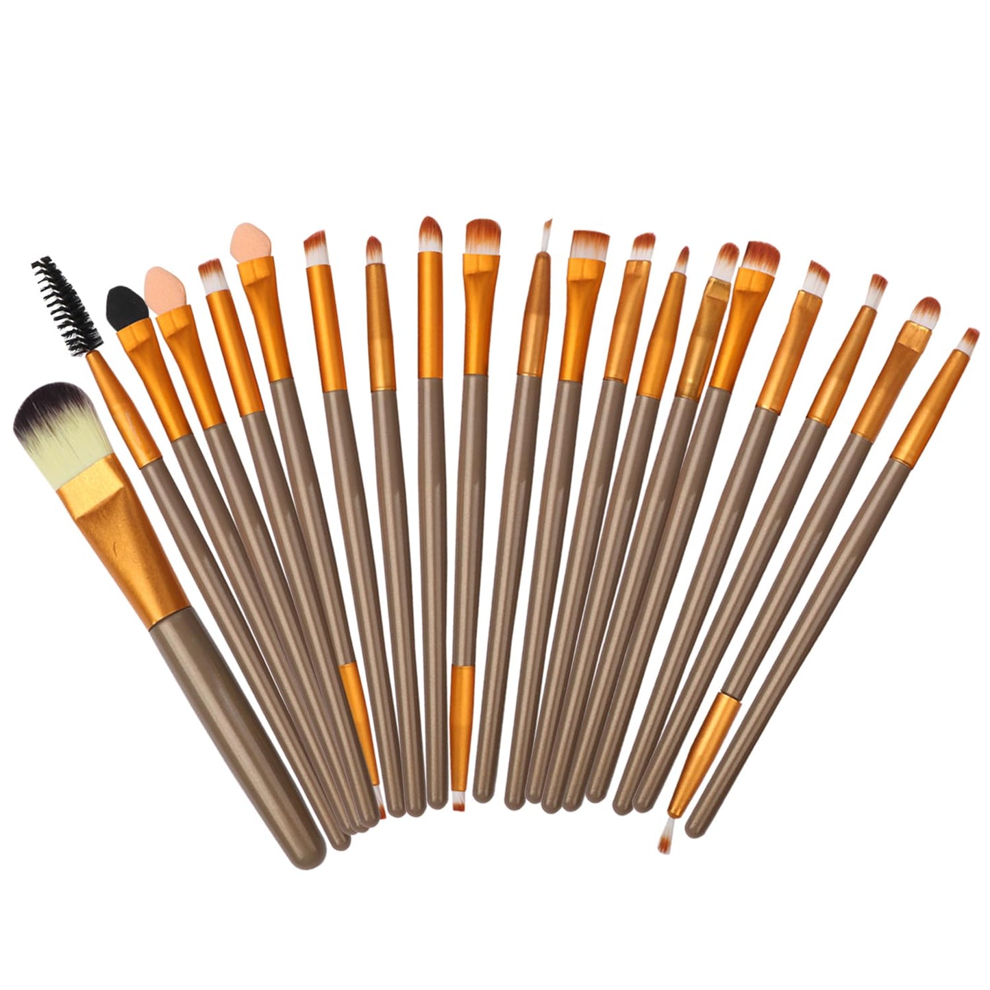 All-in-One Makeup Kit – 2x14 Colors Eyeshadow, Foundation, Lip Gloss, Brushes & More (Black)