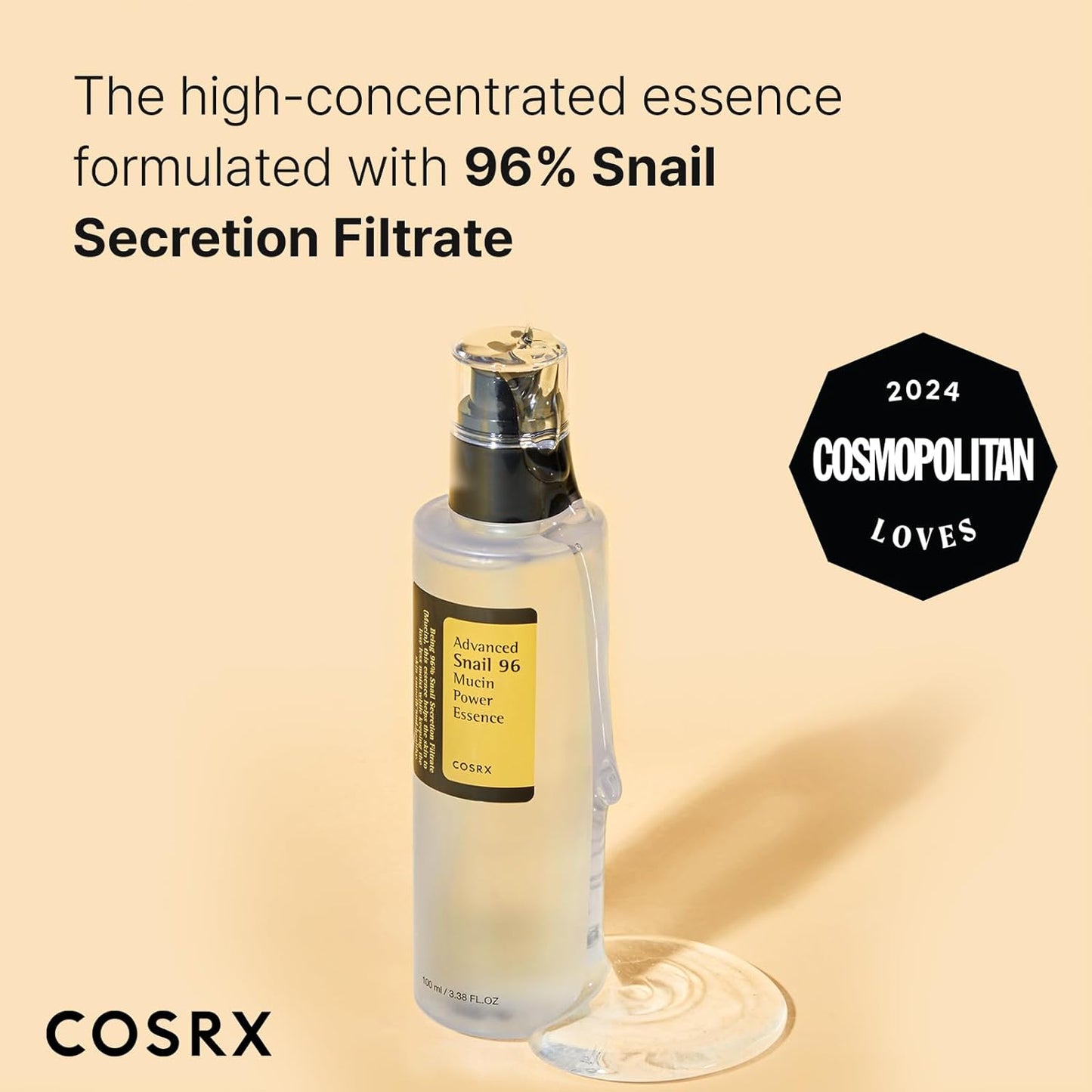 96% Power Face Serum 100ml – Hydrating Glow Serum, Korean Skin Care