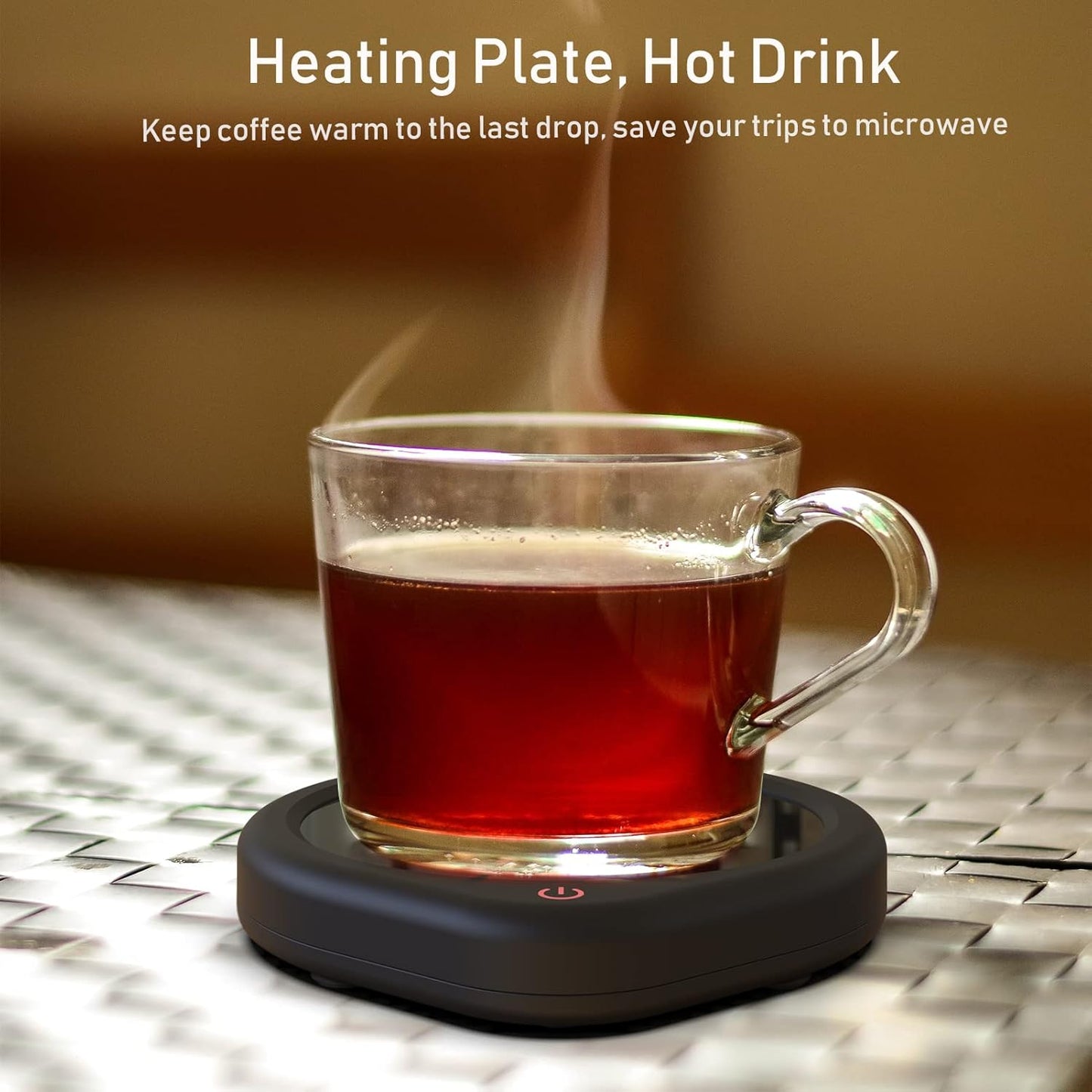 Coffee Mug Warmer with Auto Shut Off - Smart Temperature Settings for Desk