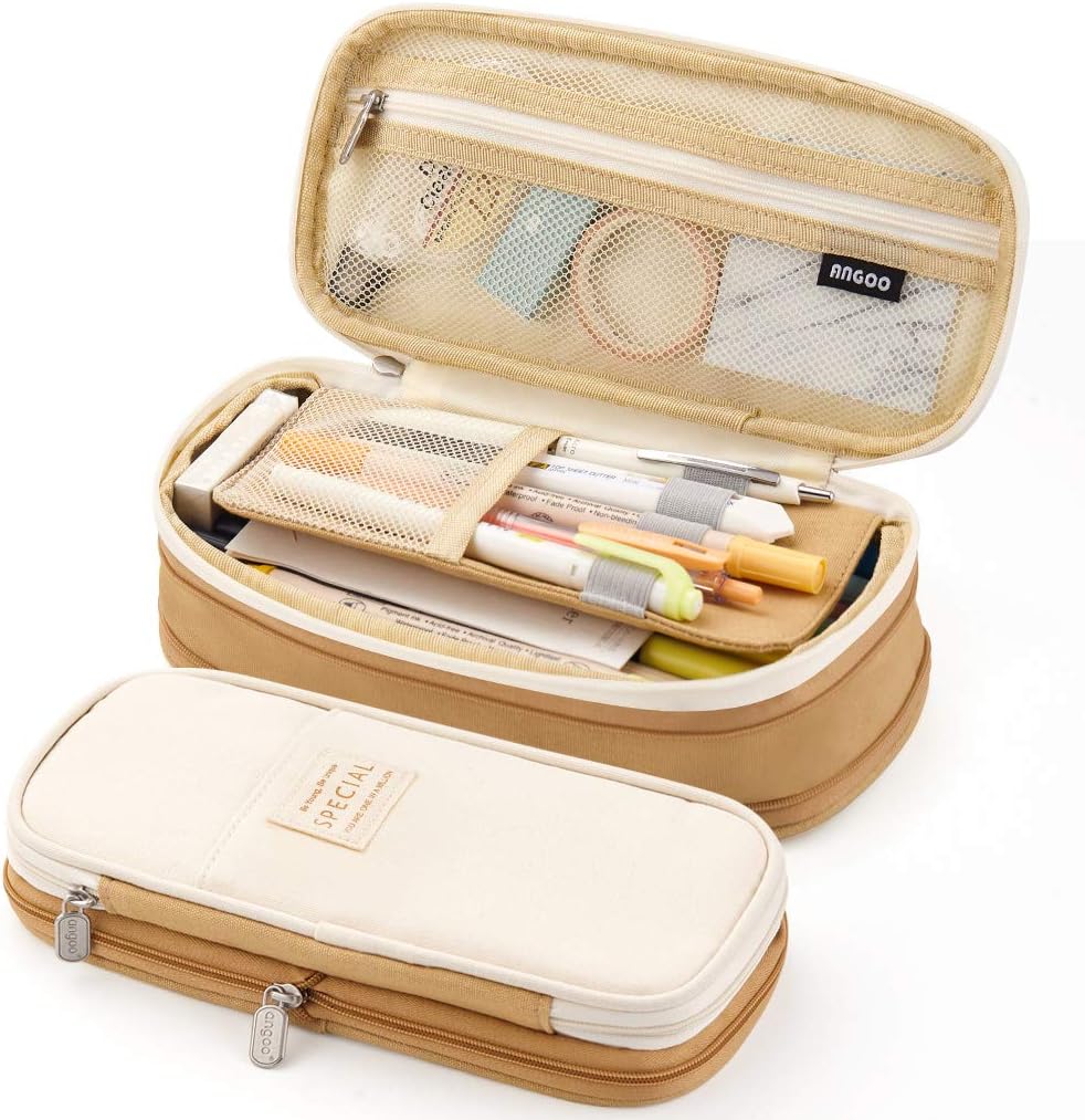 Large Capacity Pencil Case, High Storage Pen Pouch Holder Box Organizer for School Office College