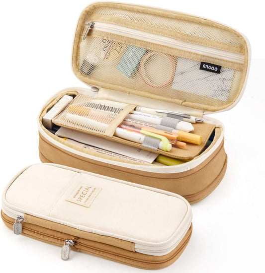 Large Capacity Pencil Case, High Storage Pen Pouch Holder Box Organizer for School Office College