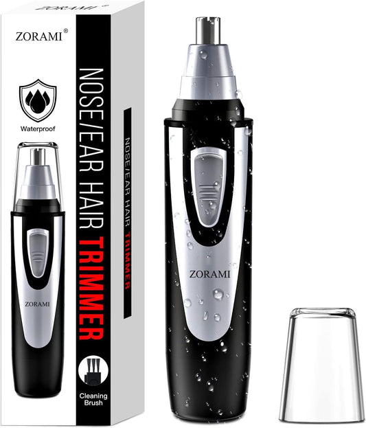 Ear & Nose Hair Trimmer - Painless, Waterproof, Dual Edge Blades