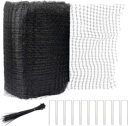 Bird Netting 7x100 FT – Reusable Garden Net with 50 Cable Ties for Vegetables, Plants & Fruit Trees