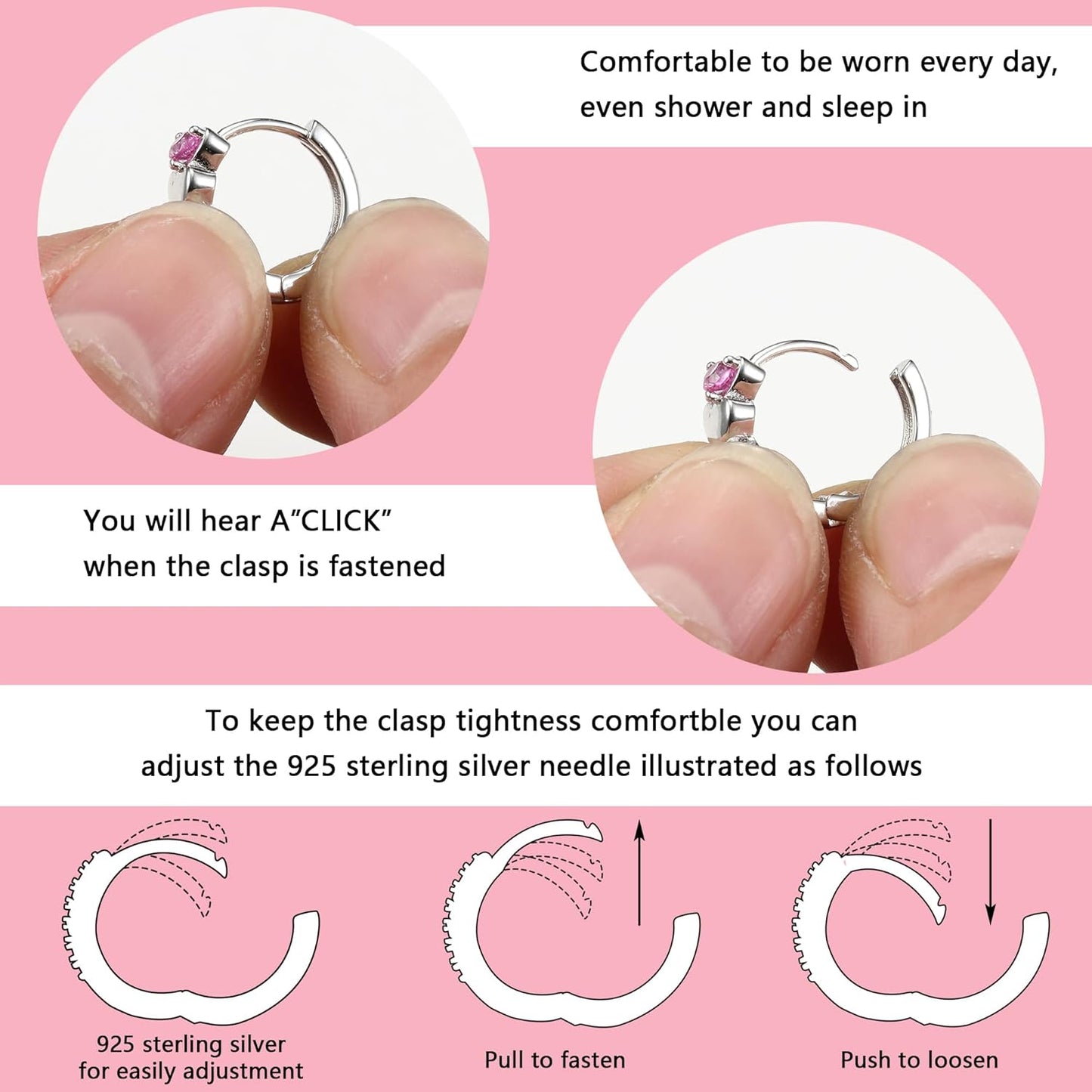 Stainless Steel Screw Back Earrings – Cute & Hypoallergenic for Girls & Toddlers
