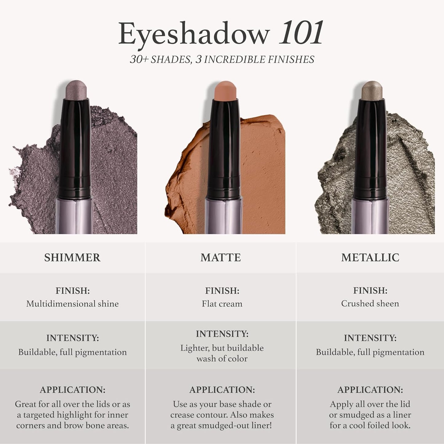 Eyeshadow 101 Waterproof Crème to Powder Stick - Rose Shimmer