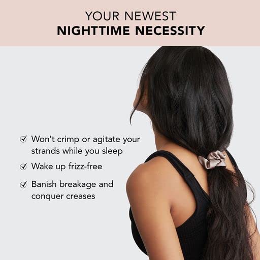 5PCS Satin Hair Scrunchies – Soft No-Damage Hair Ties for Women & Girls (Cameo)