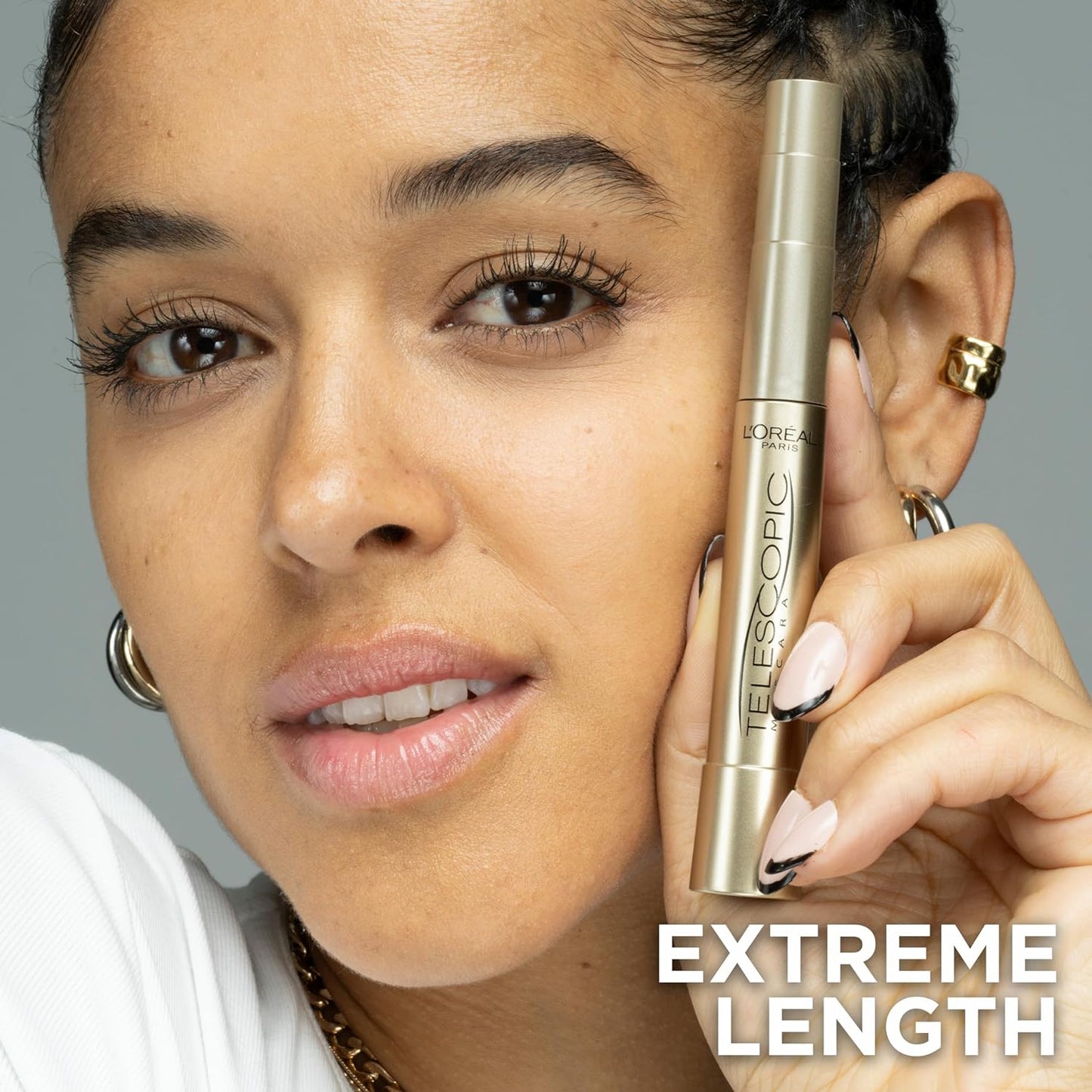 Telescopic Original Lengthening Mascara, Blackest Black, 0.27 Fl Oz (1 Count)