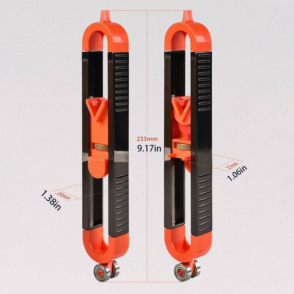 Contour Scribe Tool with Lock – Profile Duplicator for Woodworking Edge & Corner Measuring