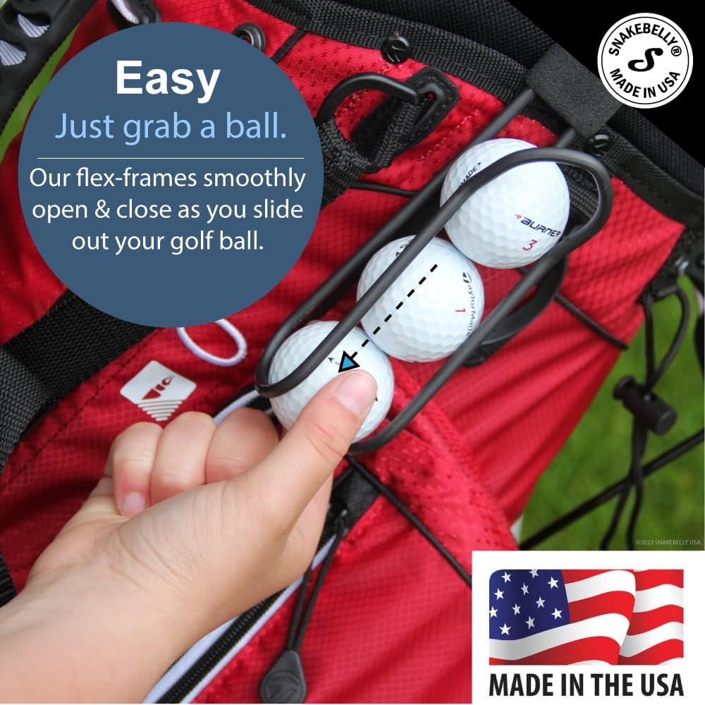 Golf Ball Holder Pro - Quick-Draw Release Clip (Black)