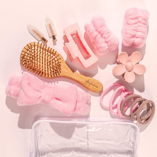 Headband & Wristband Set – Valentine's/Galentine's Gift for Teen Girls & Women for Makeup, Skincare & Facial Use