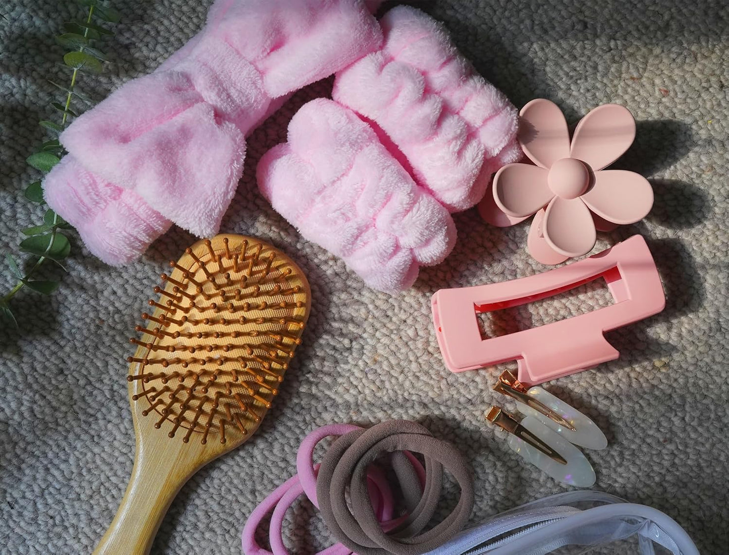 Headband & Wristband Set – Valentine's/Galentine's Gift for Teen Girls & Women for Makeup, Skincare & Facial Use