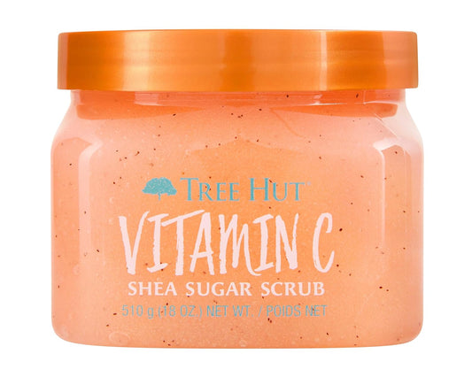 Vitamin C Shea Sugar Scrub, 18 oz: Ultra Hydrating & Exfoliating Body Care