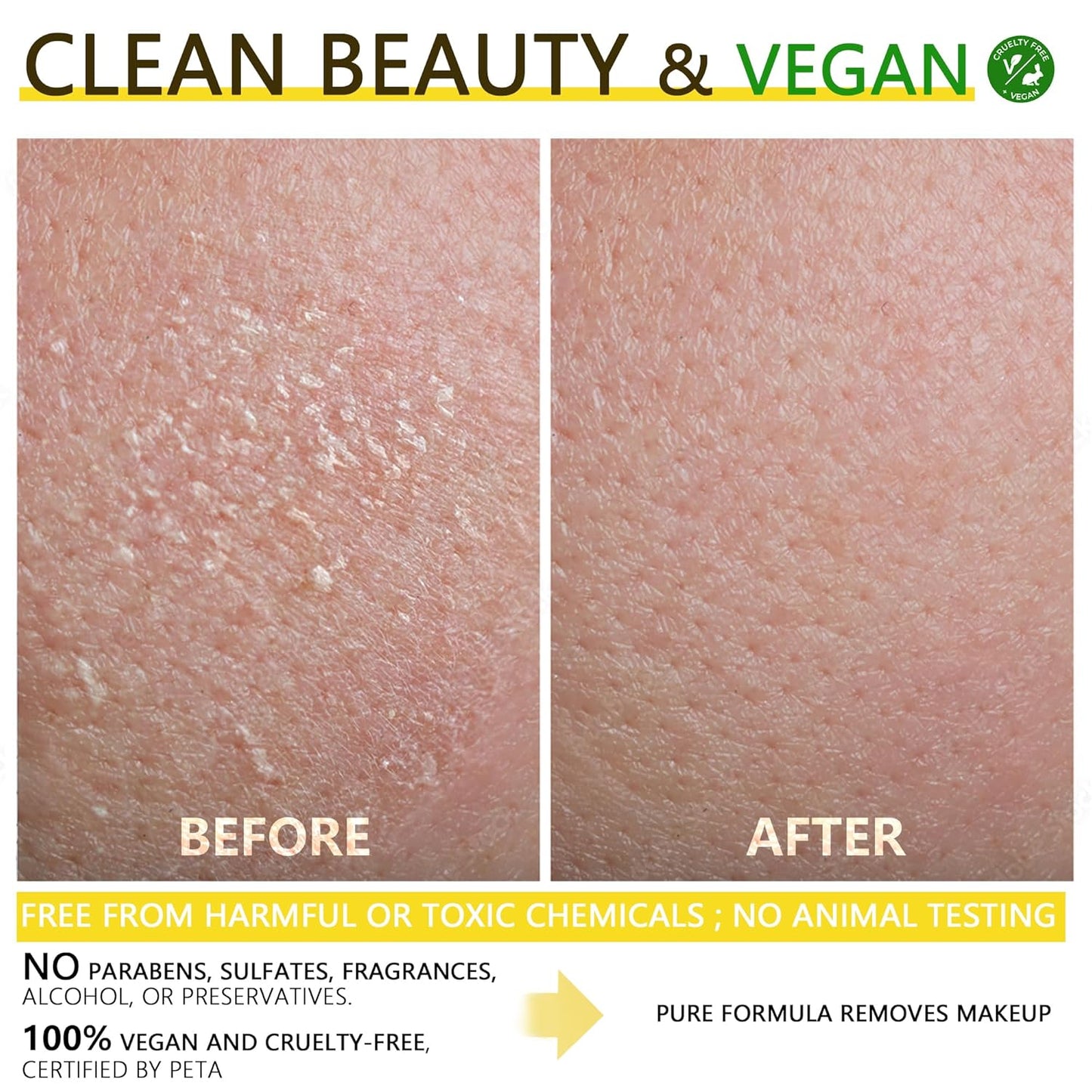 Vitamin E Cleansing Balm – Hydrating Vegan Makeup Remover in Slim Metal Tin (3oz)