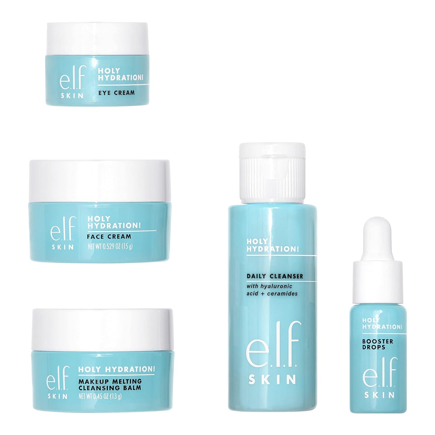 SKIN Hydrated Ever After Mini Skincare Kit: Cleanser, Makeup Remover, Moisturizer & Eye Cream